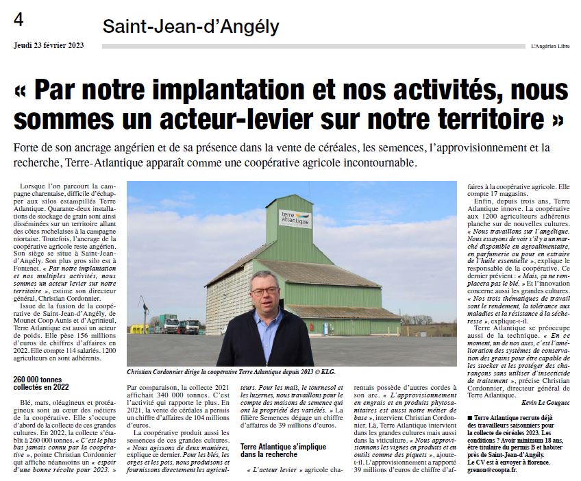 L’Angérien Libre 23 février 2023