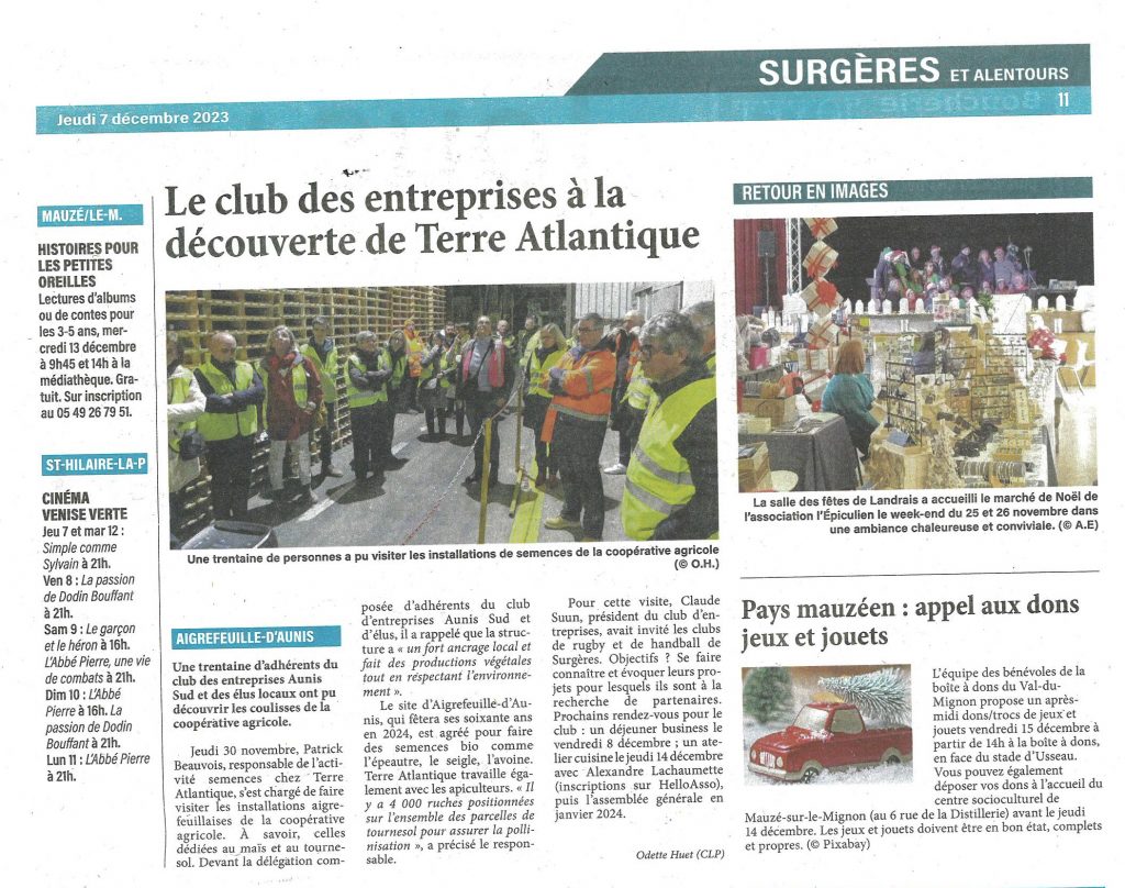 Article l’Hebdo 07.12.23